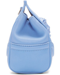 Sac en cuir bleu clair Versace