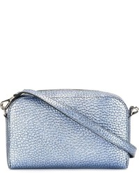 Sac en cuir bleu clair Orciani