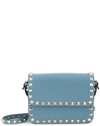 Sac en cuir bleu clair Valentino Garavani