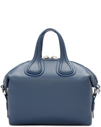 Sac en cuir bleu marine Givenchy