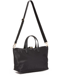 Sac en cuir bleu marine Tory Burch