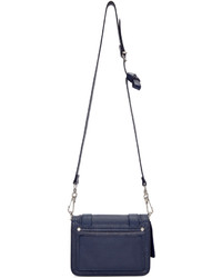 Sac en cuir bleu marine Proenza Schouler