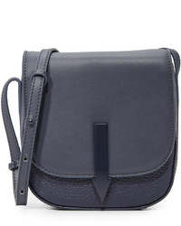 Sac en cuir bleu marine Karen Walker