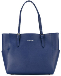 Sac en cuir bleu marine Lancaster