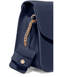 Sac en cuir bleu marine Furla