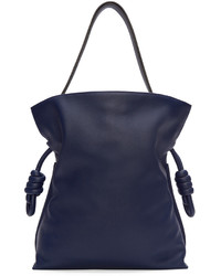 Sac en cuir bleu marine Loewe