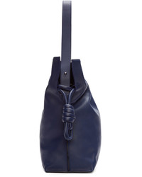 Sac en cuir bleu marine Loewe