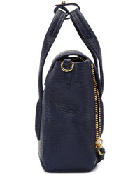 Sac en cuir bleu marine 3.1 Phillip Lim