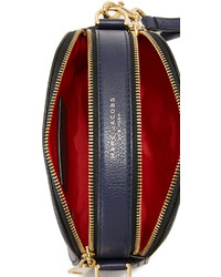 Sac en cuir bleu marine Marc Jacobs