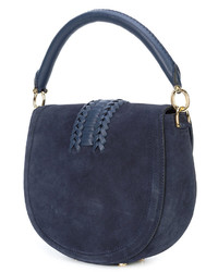 Sac en cuir bleu marine Altuzarra