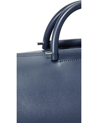 Sac en cuir bleu Building Block