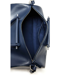 Sac en cuir bleu Building Block