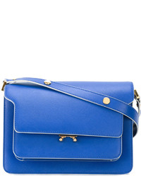 Sac en cuir bleu Marni