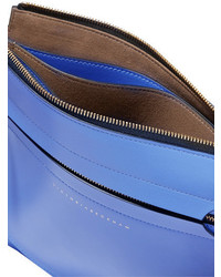 Sac en cuir bleu Victoria Beckham