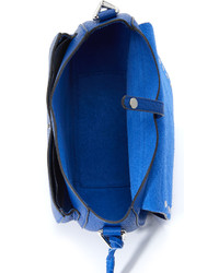 Sac en cuir bleu Rebecca Minkoff