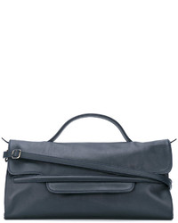 Sac en cuir bleu Zanellato