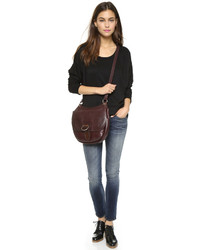 Sac en cuir bordeaux Frye