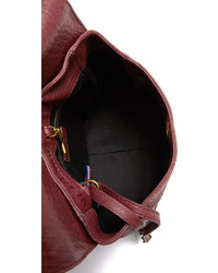 Sac en cuir bordeaux Jerome Dreyfuss