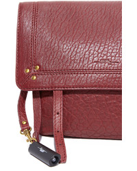 Sac en cuir bordeaux Jerome Dreyfuss