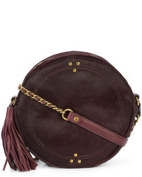 Sac en cuir bordeaux Jerome Dreyfuss