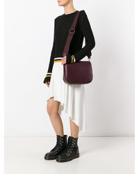 Sac en cuir bordeaux Anya Hindmarch