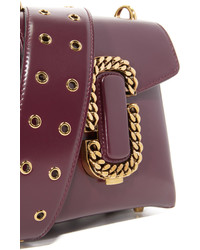 Sac en cuir bordeaux Marc Jacobs