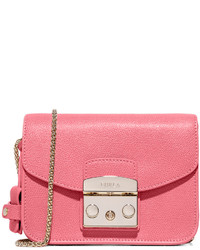 Sac en cuir fuchsia Furla