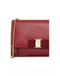 Sac en cuir fuchsia Salvatore Ferragamo