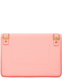 Sac en cuir fuchsia Sophie Hulme