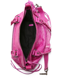 Sac en cuir fuchsia Balenciaga