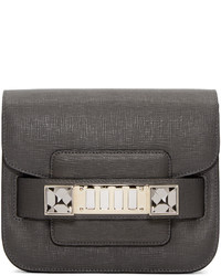 Sac en cuir gris foncé Proenza Schouler