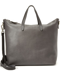 Sac en cuir gris foncé Madewell