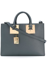 Sac en cuir gris foncé Sophie Hulme