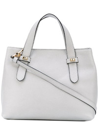 Sac en cuir gris Borbonese