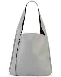 Sac en cuir gris Elena Ghisellini