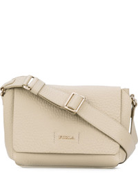 Sac en cuir gris Furla