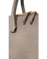 Sac en cuir gris Jerome Dreyfuss