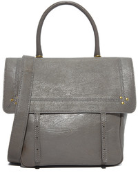 Sac en cuir gris Jerome Dreyfuss