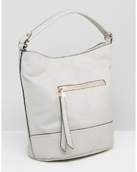 Sac en cuir gris Oasis