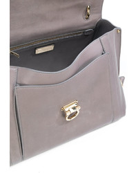 Sac en cuir gris Salvatore Ferragamo