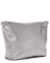 Sac en cuir gris Baggu