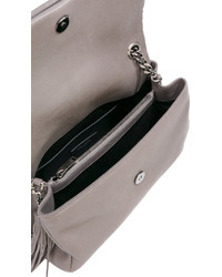 Sac en cuir gris Saint Laurent