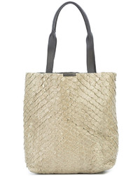 Sac en cuir gris OSKLEN