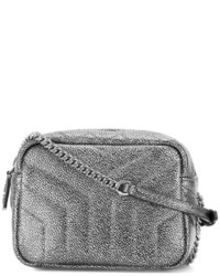 Sac en cuir gris Saint Laurent