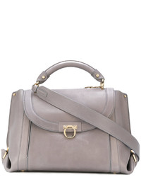 Sac en cuir gris Salvatore Ferragamo