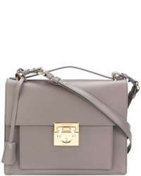 Sac en cuir gris Salvatore Ferragamo