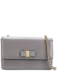 Sac en cuir gris Salvatore Ferragamo