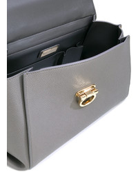 Sac en cuir gris Salvatore Ferragamo