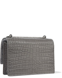 Sac en cuir gris Saint Laurent