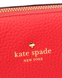 Sac en cuir imprimé rouge Kate Spade